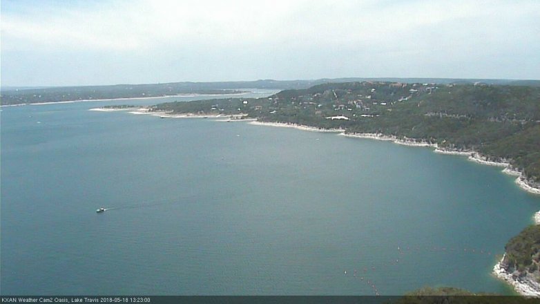 Lake Travis webcam, May 18, 2018 12:25 PM CT