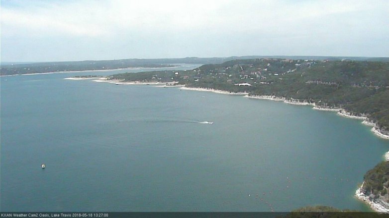 Lake Travis webcam, May 18, 2018 12:30 PM CT