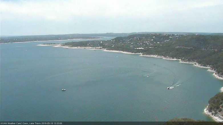 Lake Travis webcam, May 18, 2018 12:35 PM CT