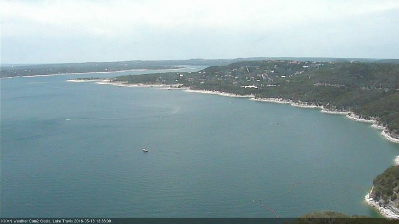 Lake Travis webcam, May 18, 2018 12:40 PM CT