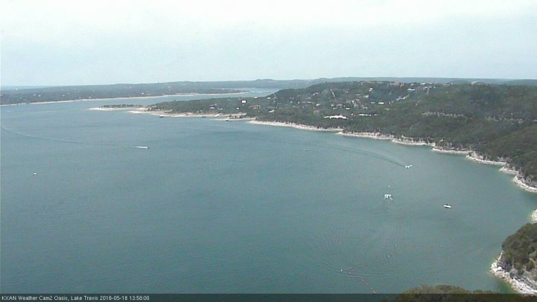Lake Travis webcam, May 18, 2018 1:00 PM CT