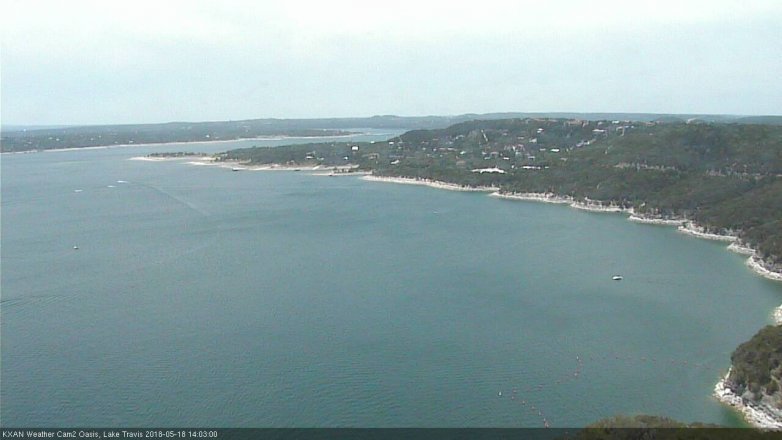 Lake Travis webcam, May 18, 2018 1:05 PM CT