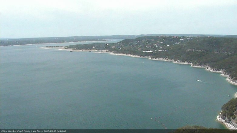 Lake Travis webcam, May 18, 2018 1:10 PM CT