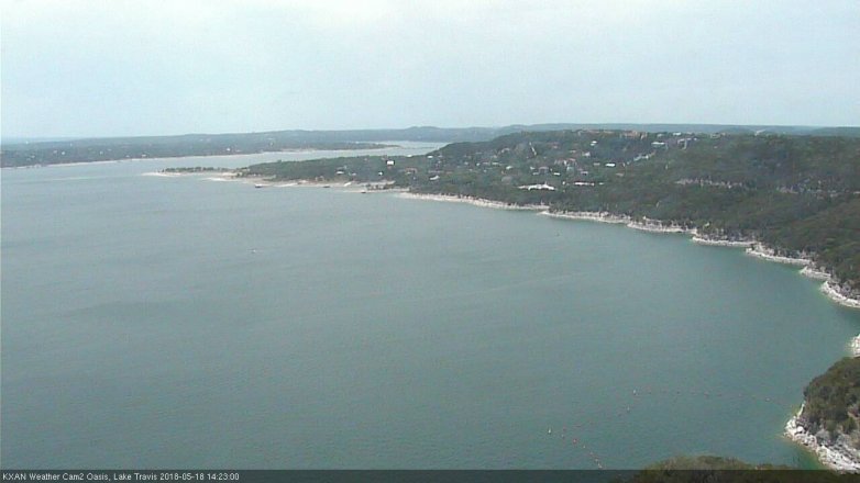 Lake Travis webcam, May 18, 2018 1:25 PM CT