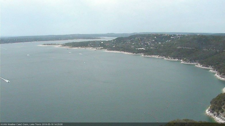 Lake Travis webcam, May 18, 2018 1:30 PM CT