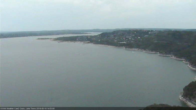 Lake Travis webcam, May 18, 2018 1:55 PM CT