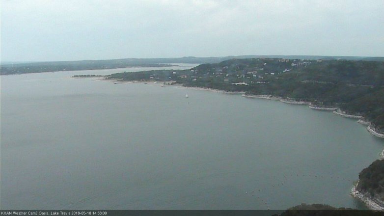 Lake Travis webcam, May 18, 2018 2:00 PM CT
