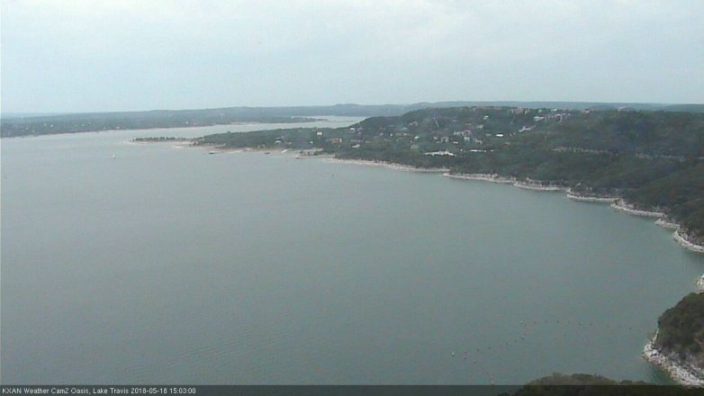 Lake Travis webcam, May 18, 2018 2:05 PM CT