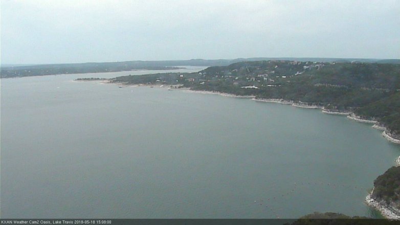 Lake Travis webcam, May 18, 2018 2:10 PM CT