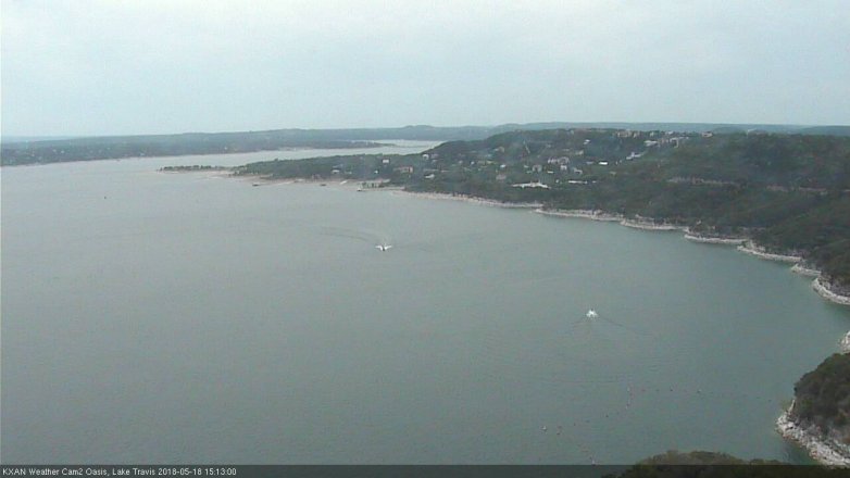 Lake Travis webcam, May 18, 2018 2:15 PM CT