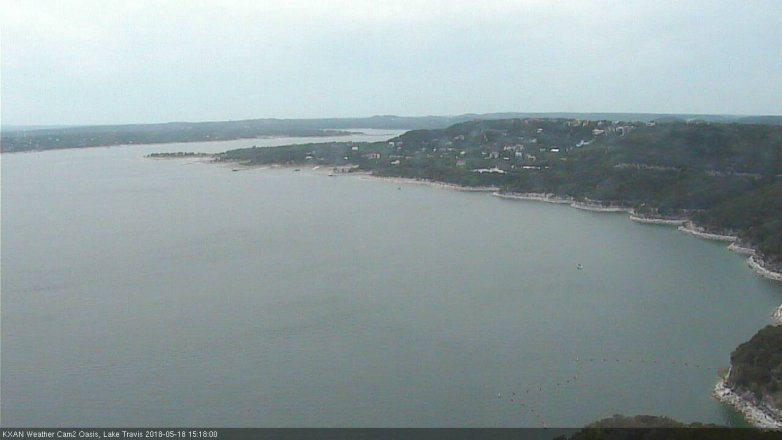 Lake Travis webcam, May 18, 2018 2:20 PM CT