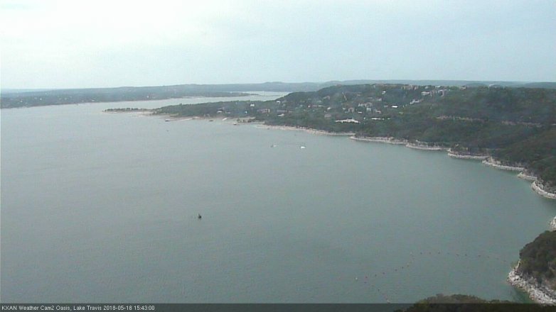 Lake Travis webcam, May 18, 2018 2:45 PM CT