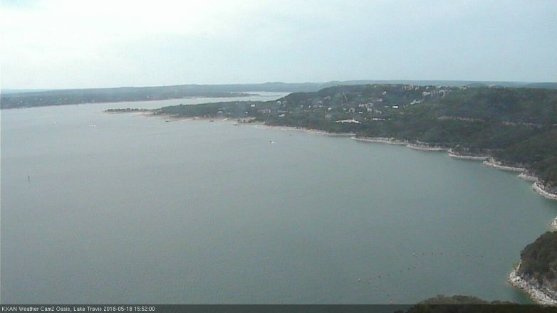 Lake Travis webcam, May 18, 2018 2:55 PM CT