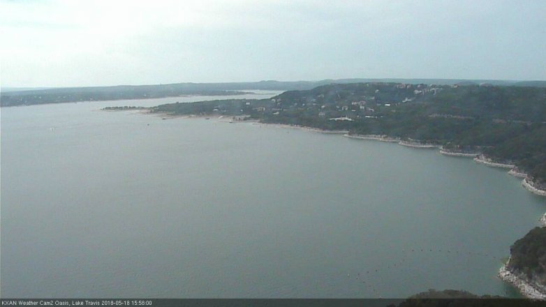 Lake Travis webcam, May 18, 2018 3:00 PM CT