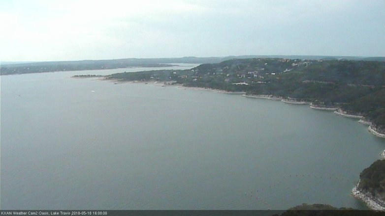 Lake Travis webcam, May 18, 2018 3:10 PM CT