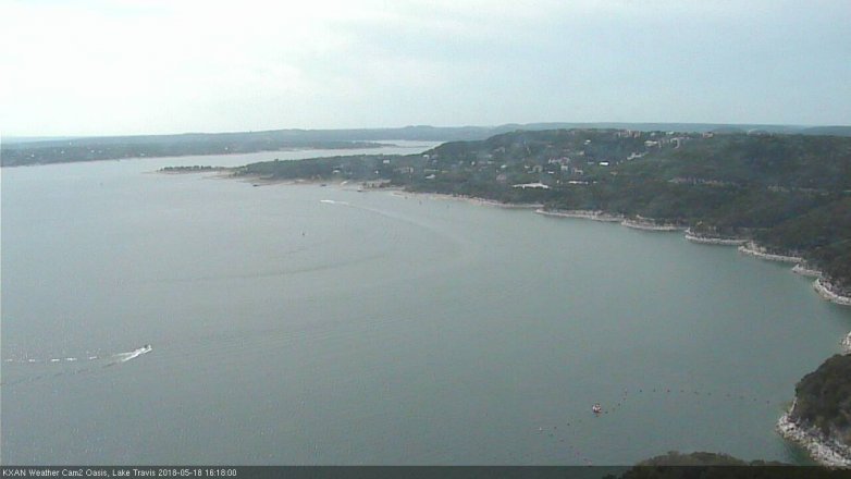 Lake Travis webcam, May 18, 2018 3:20 PM CT