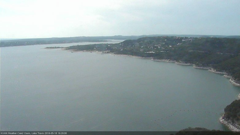 Lake Travis webcam, May 18, 2018 3:30 PM CT