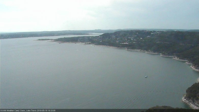 Lake Travis webcam, May 18, 2018 3:35 PM CT