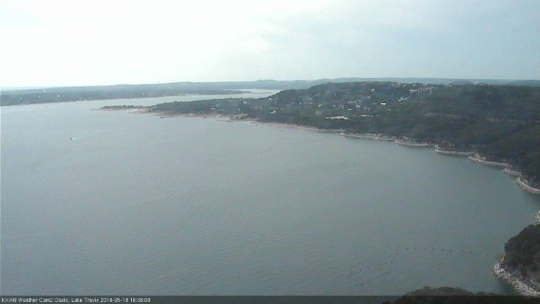 Lake Travis webcam, May 18, 2018 3:40 PM CT