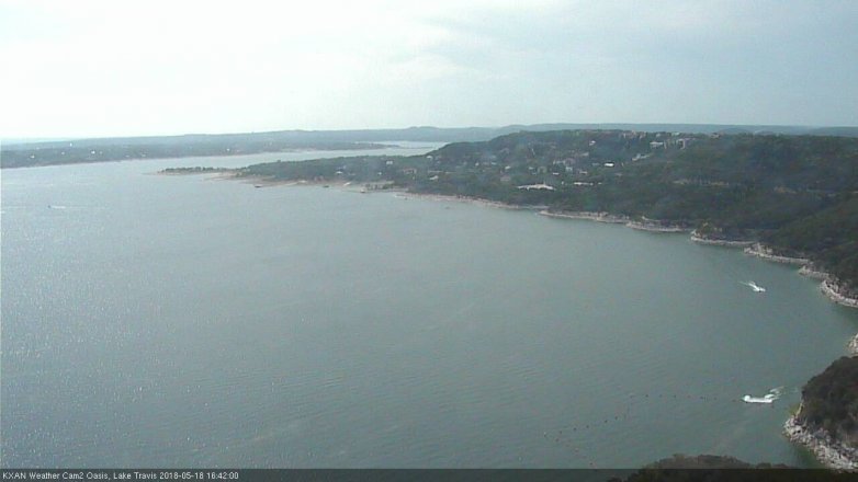Lake Travis webcam, May 18, 2018 3:45 PM CT