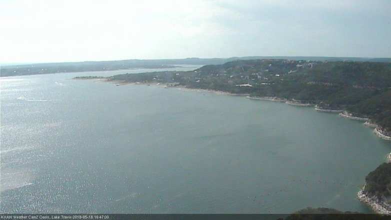 Lake Travis webcam, May 18, 2018 3:50 PM CT