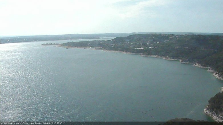 Lake Travis webcam, May 18, 2018 4:00 PM CT