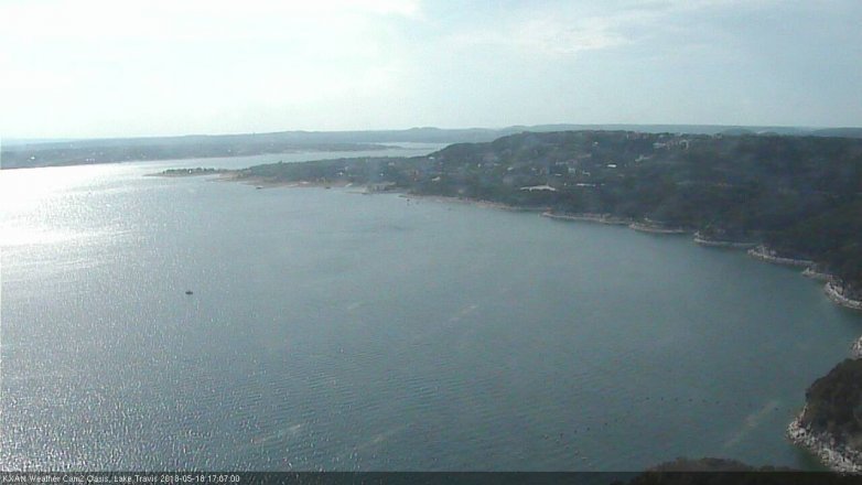 Lake Travis webcam, May 18, 2018 4:10 PM CT