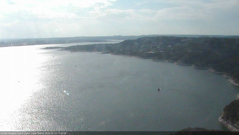 Lake Travis webcam, May 18, 2018 4:45 PM CT