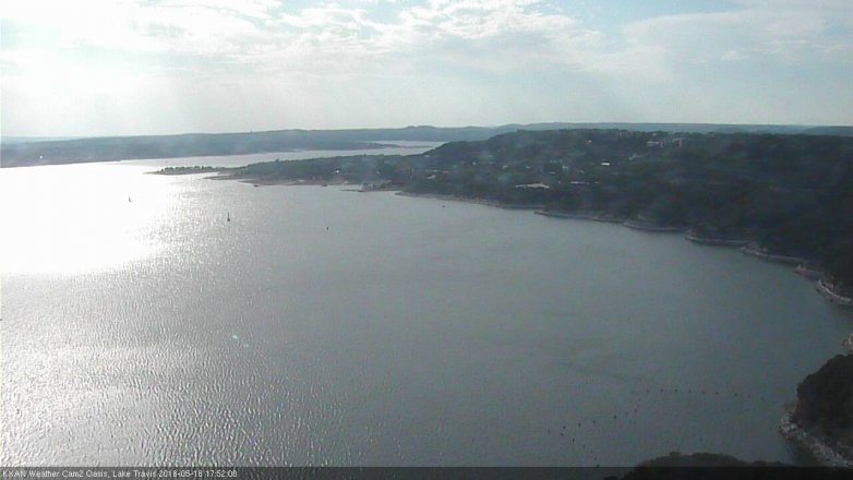 Lake Travis webcam, May 18, 2018 4:55 PM CT