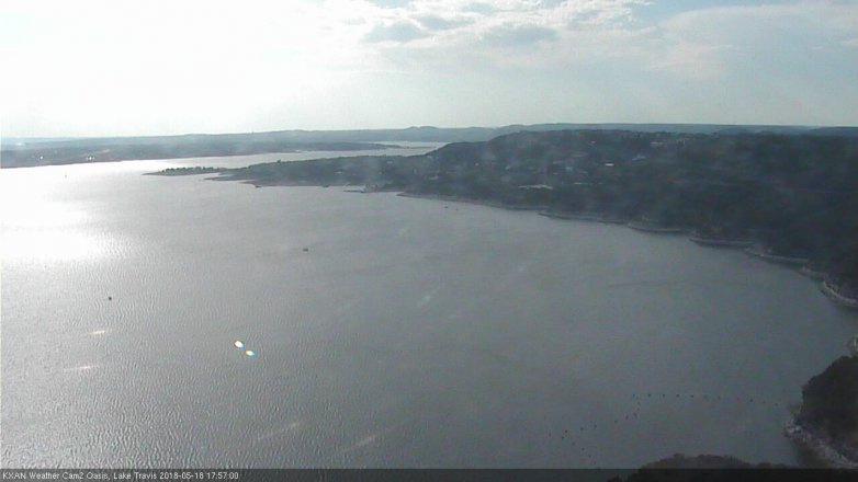 Lake Travis webcam, May 18, 2018 5:00 PM CT