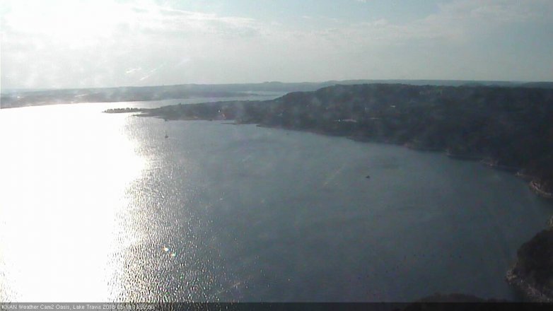 Lake Travis webcam, May 18, 2018 5:35 PM CT