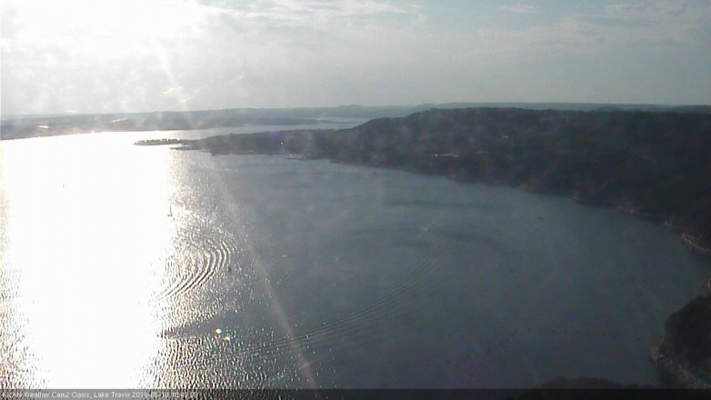 Lake Travis webcam, May 18, 2018 5:45 PM CT