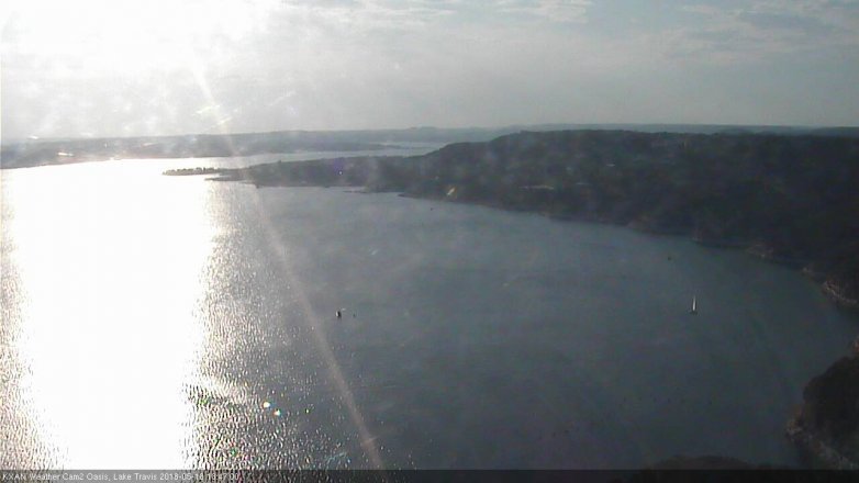 Lake Travis webcam, May 18, 2018 5:50 PM CT