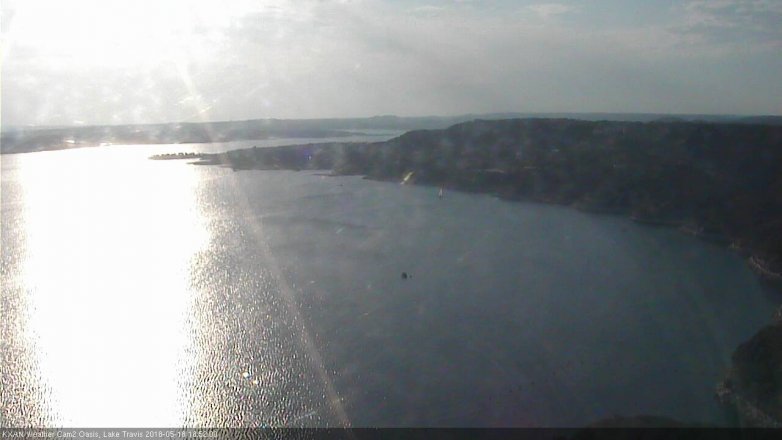 Lake Travis webcam, May 18, 2018 5:55 PM CT