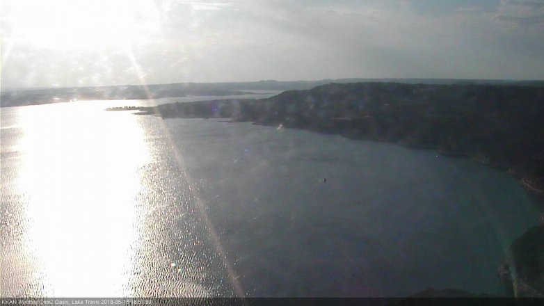 Lake Travis webcam, May 18, 2018 6:00 PM CT