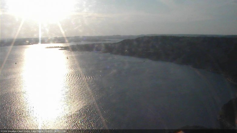 Lake Travis webcam, May 18, 2018 6:20 PM CT
