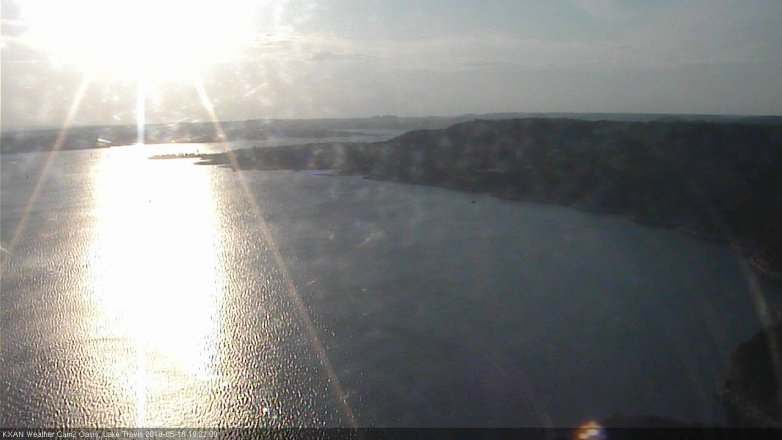 Lake Travis webcam, May 18, 2018 6:25 PM CT