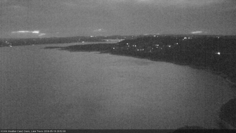 Lake Travis webcam, May 18, 2018 7:55 PM CT