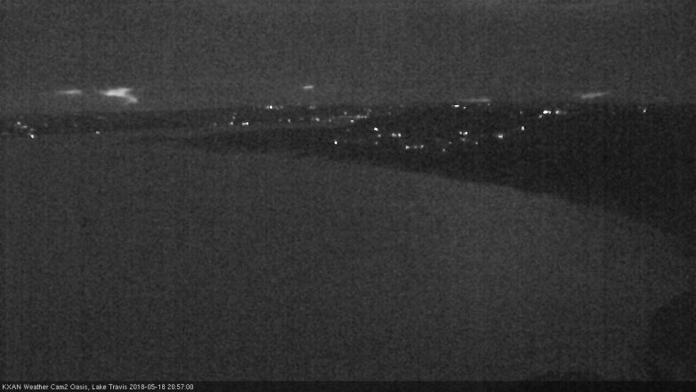 Lake Travis webcam, May 18, 2018 8:00 PM CT