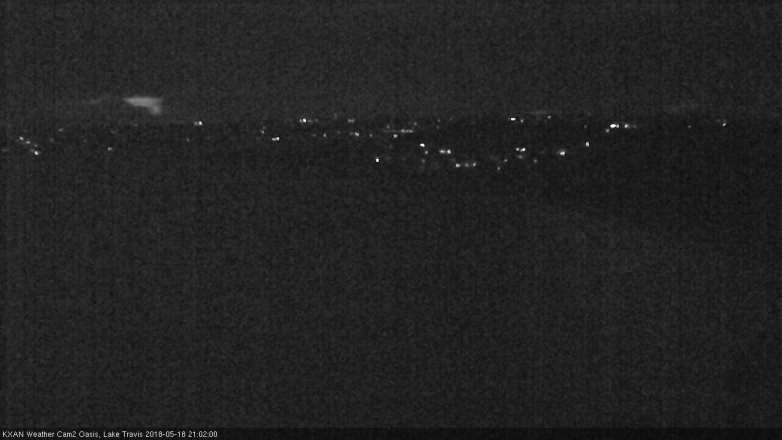 Lake Travis webcam, May 18, 2018 8:05 PM CT