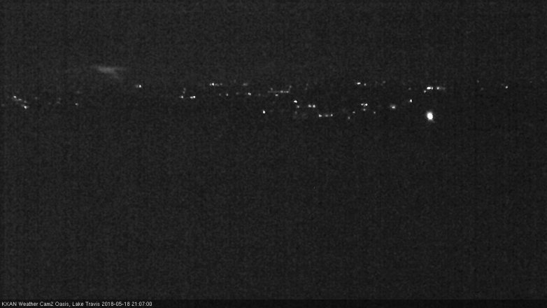 Lake Travis webcam, May 18, 2018 8:10 PM CT