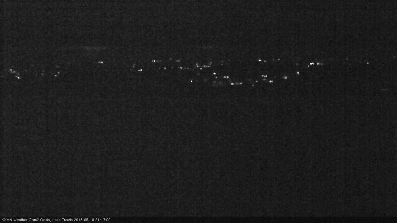 Lake Travis webcam, May 18, 2018 8:20 PM CT