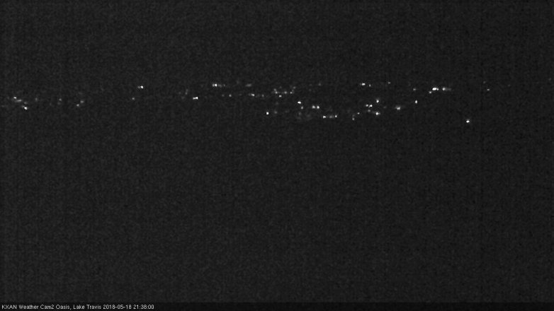 Lake Travis webcam, May 18, 2018 8:40 PM CT