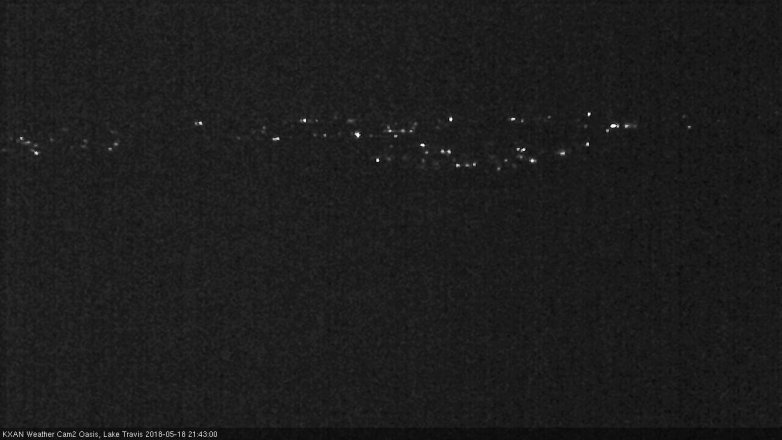 Lake Travis webcam, May 18, 2018 8:45 PM CT
