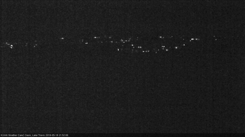 Lake Travis webcam, May 18, 2018 8:55 PM CT