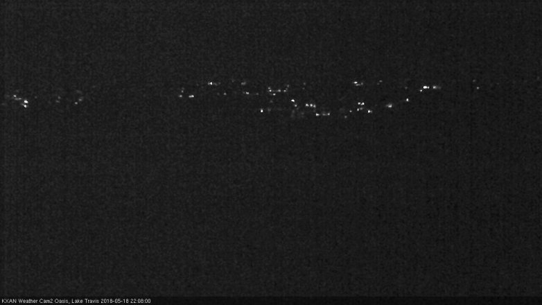 Lake Travis webcam, May 18, 2018 9:10 PM CT
