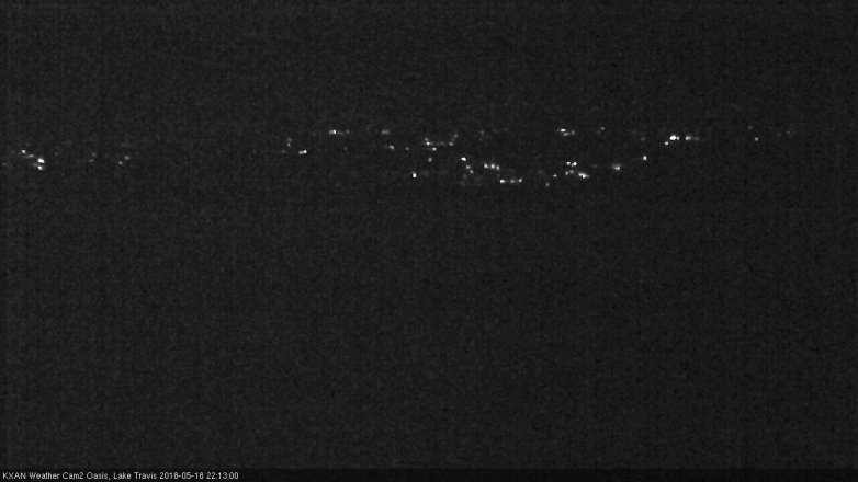 Lake Travis webcam, May 18, 2018 9:15 PM CT