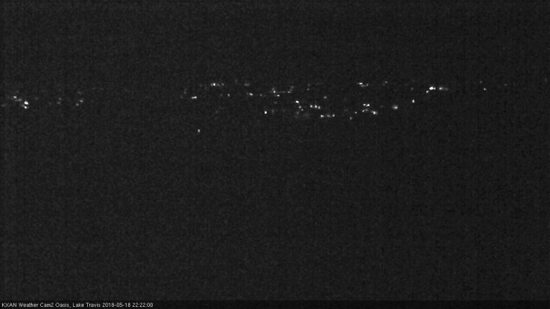 Lake Travis webcam, May 18, 2018 9:25 PM CT