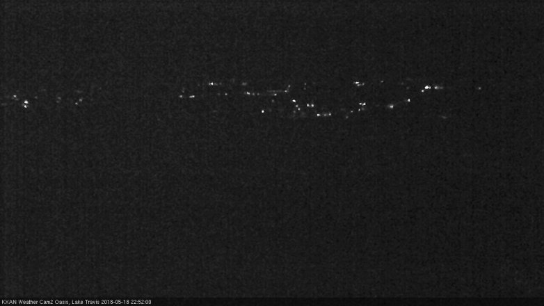 Lake Travis webcam, May 18, 2018 9:55 PM CT