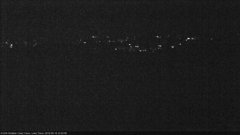 Lake Travis webcam, May 18, 2018 10:05 PM CT